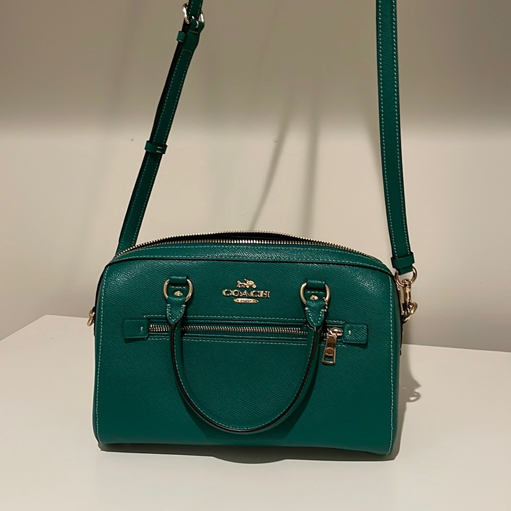 Coach Rowan Satchel Green